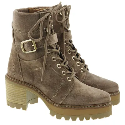 ALPEBotines serrajel tacón goma cordones Alpe 243511
