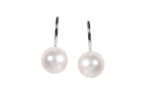 Aretes  FLEUR DE MER - Oro 18k blanco - 9mm