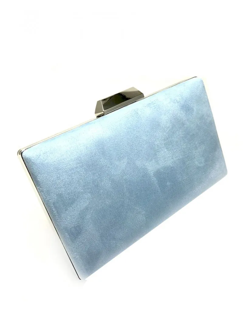 BOLSOS DE FIESTA EN AZULES CELESTE CLUTCH