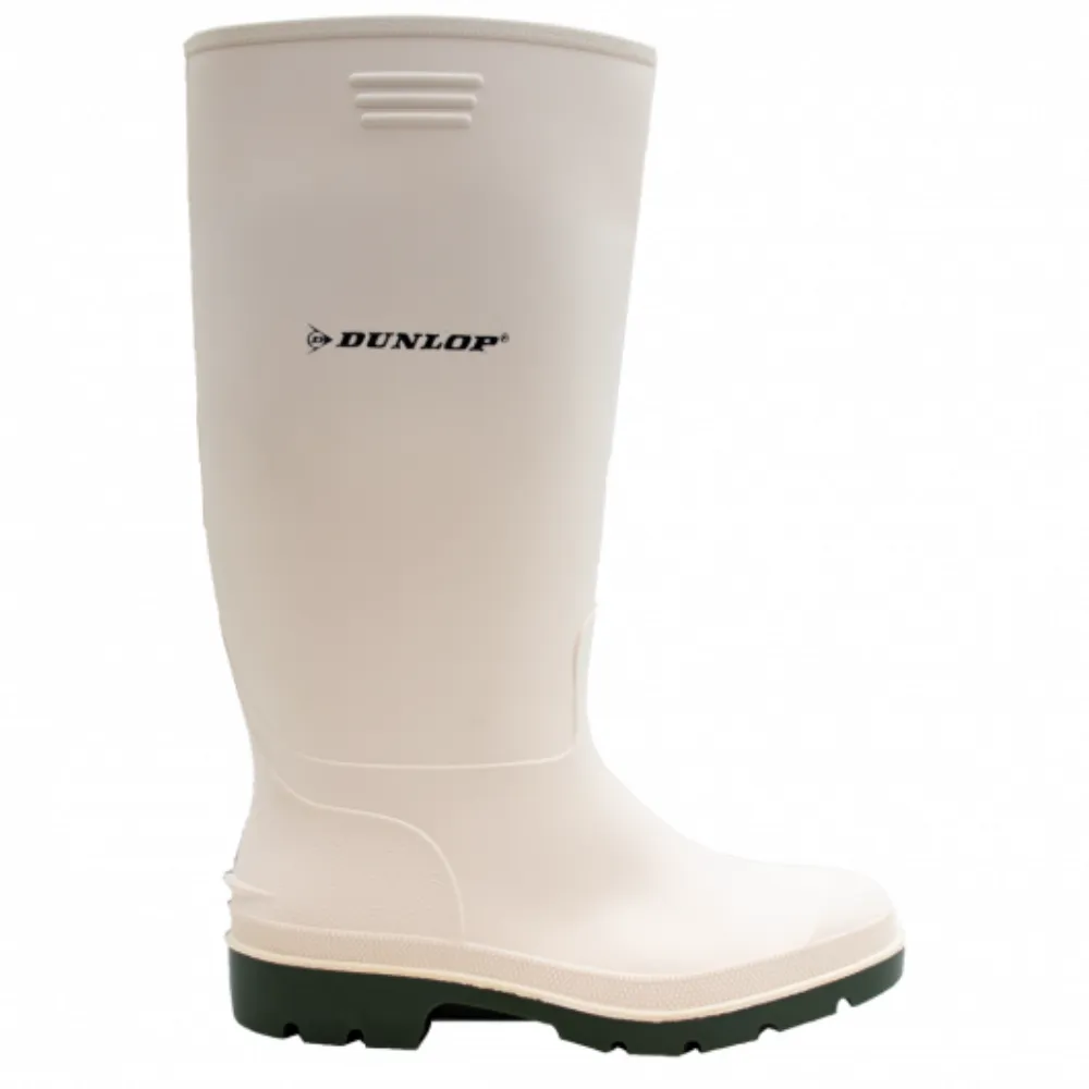 Bota de agua Dunlop Pricemastor blanco PVC