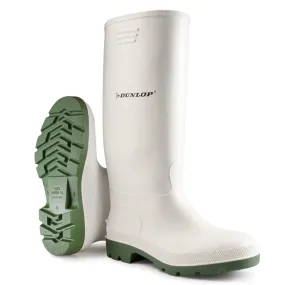 Bota de agua Dunlop Pricemastor blanco PVC