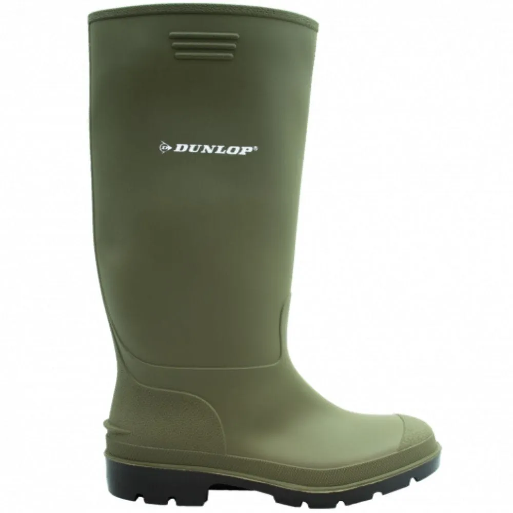 Bota de agua Dunlop Pricemastor verde PVC