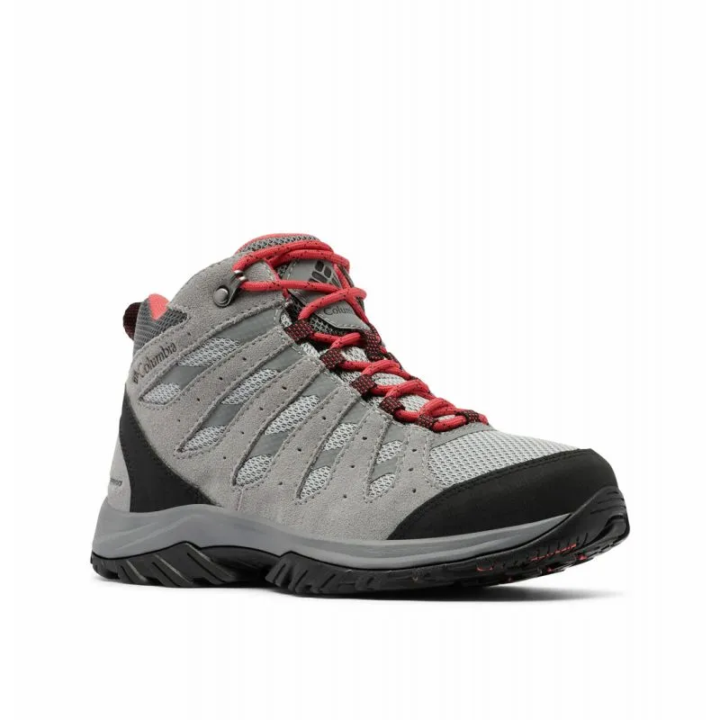 Bota de montaña Columbia Redmond III MID Waterproof (Vapor, Coral rojo) mujer