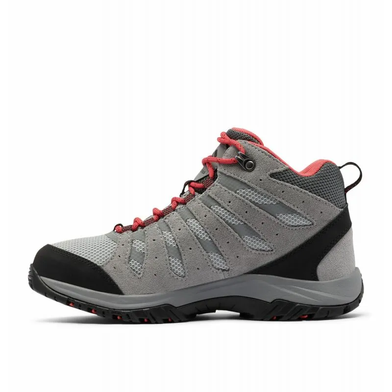 Bota de montaña Columbia Redmond III MID Waterproof (Vapor, Coral rojo) mujer