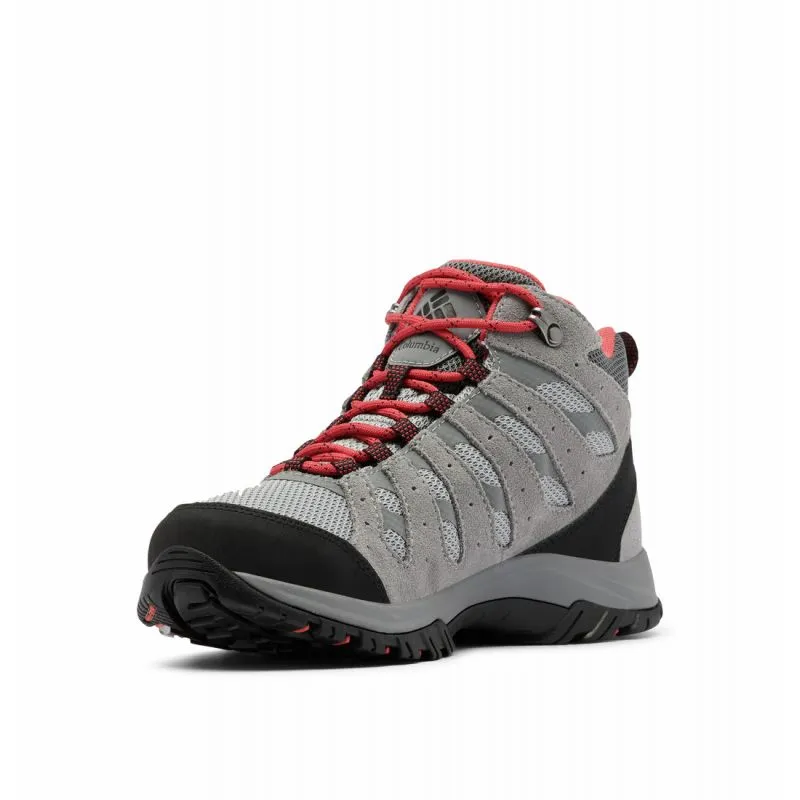 Bota de montaña Columbia Redmond III MID Waterproof (Vapor, Coral rojo) mujer