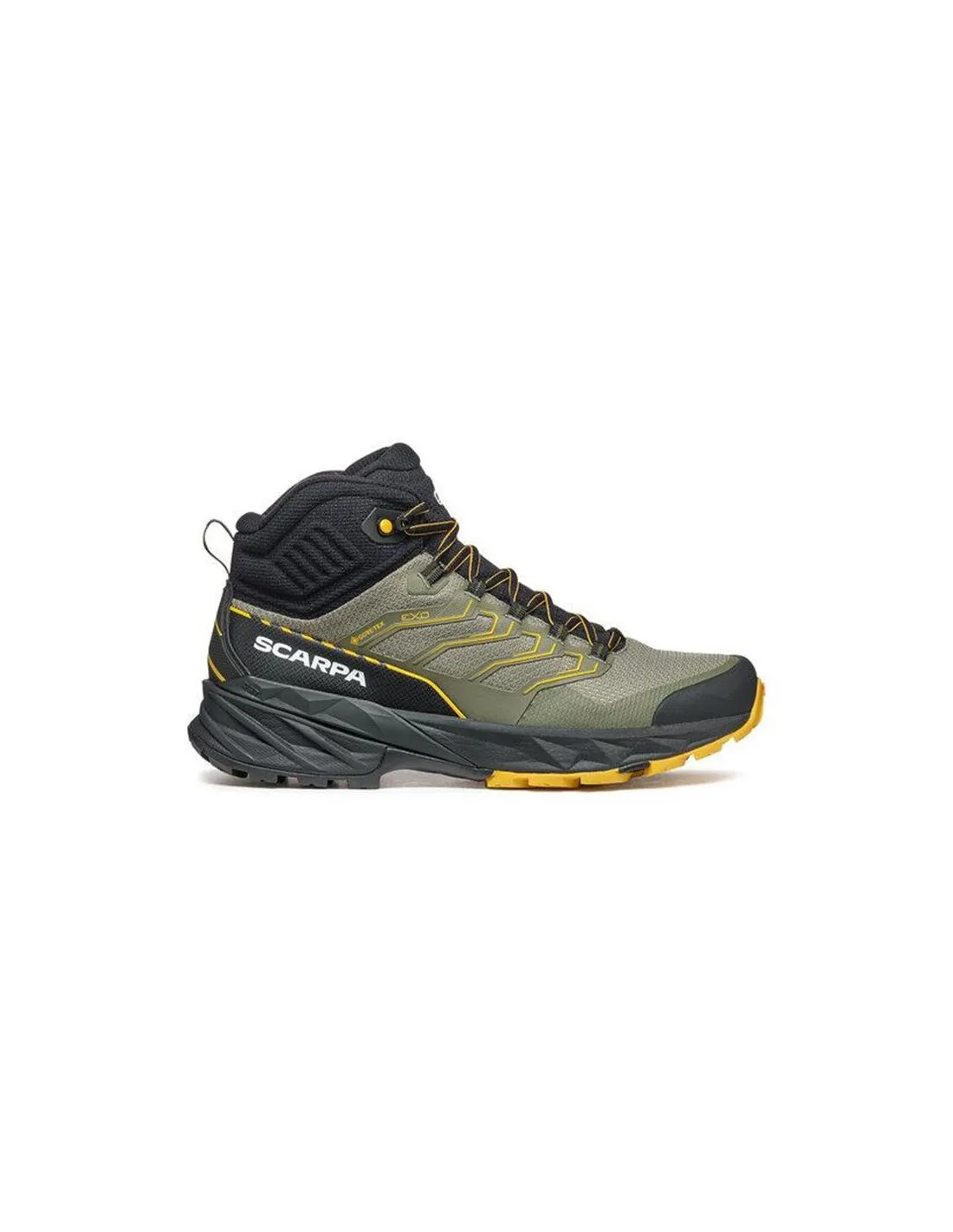 Botas de Montaña Scarpa Rush 2 Mid Gtx Moss-Sulphur Hombre