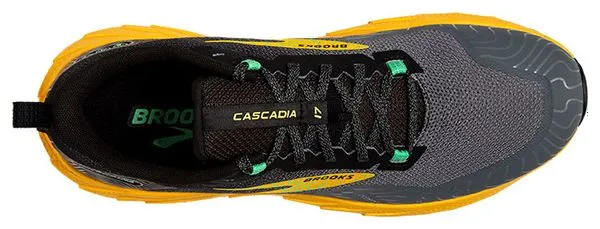 Brooks Running Brooks Cascadia 17 Gris Amarillo Zapatillas de Trail para Hombre