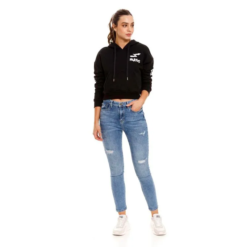 Buzo Hoodie Cerrado Para Mujer Pilatos