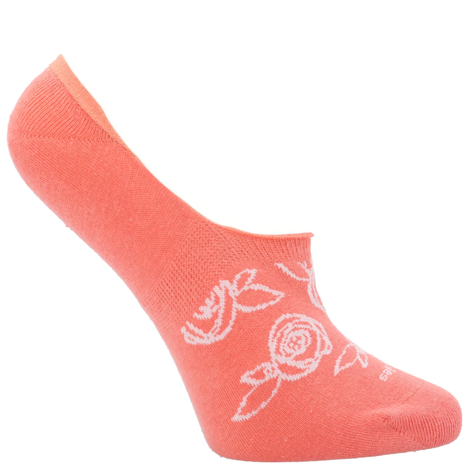 Calcetin Algodón Mujer Inv Roses Rojo Hush Puppies