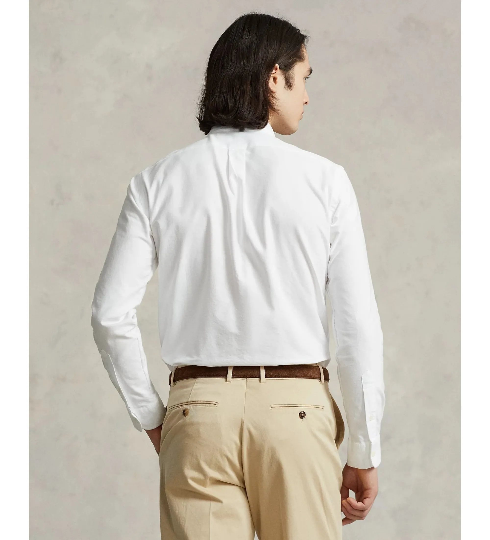 Camisa Camisa Oxford Custom Fit blanco