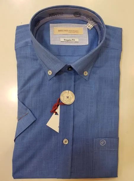 CAMISA DE MANGA CORTA CARLOS CORDOBA 2799 AZUL