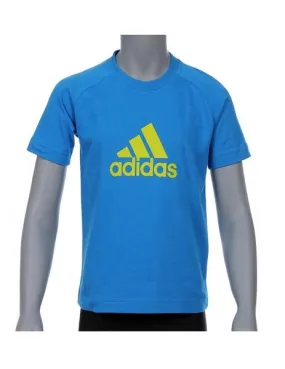 Camiseta Infantil Adidas Azul