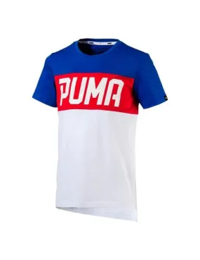 Camiseta Junior Puma Style Blanco