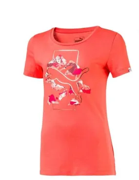 Camiseta Junior Puma Style Naranja