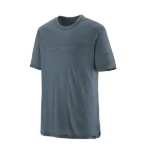 Camiseta Patagonia Men's Cool Merino Graphic (Fitz Roy Fader : Utility Blue)