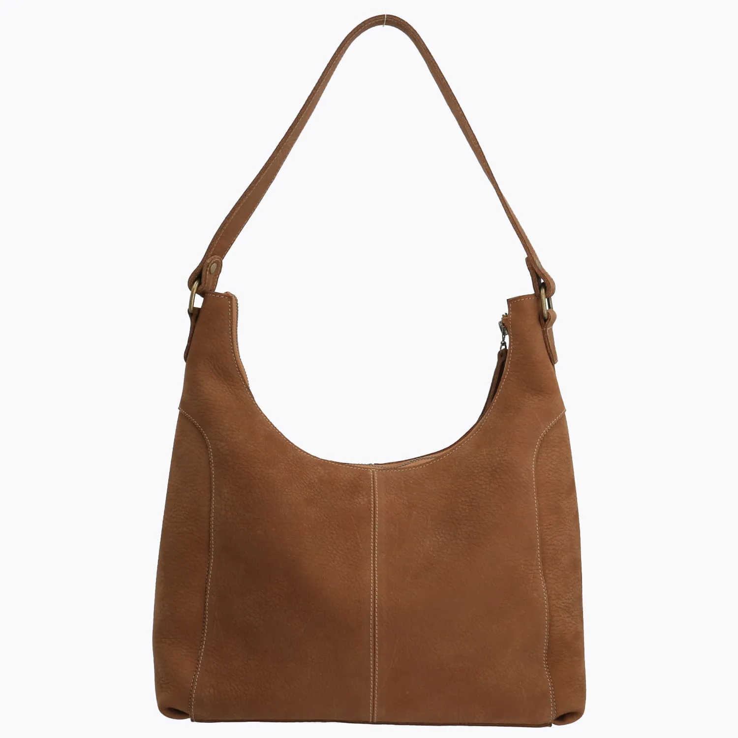 Cartera Cuero Mujer Billie Hobo Café Hush Puppies