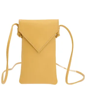 Cartera Cuero Mujer Manarola Cross Amarillo Hush Puppies