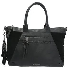 Cartera Ecocuero Mujer Louise Tote Negro Hush Puppies