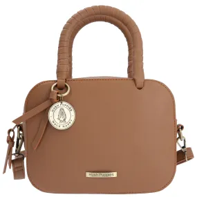 Cartera Ecocuero Mujer Mabby Cross Café Hush Puppies