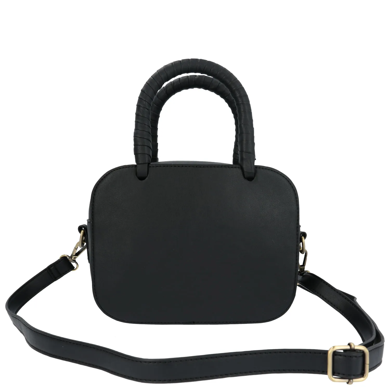 Cartera Ecocuero Mujer Mabby Cross Negro Hush Puppies