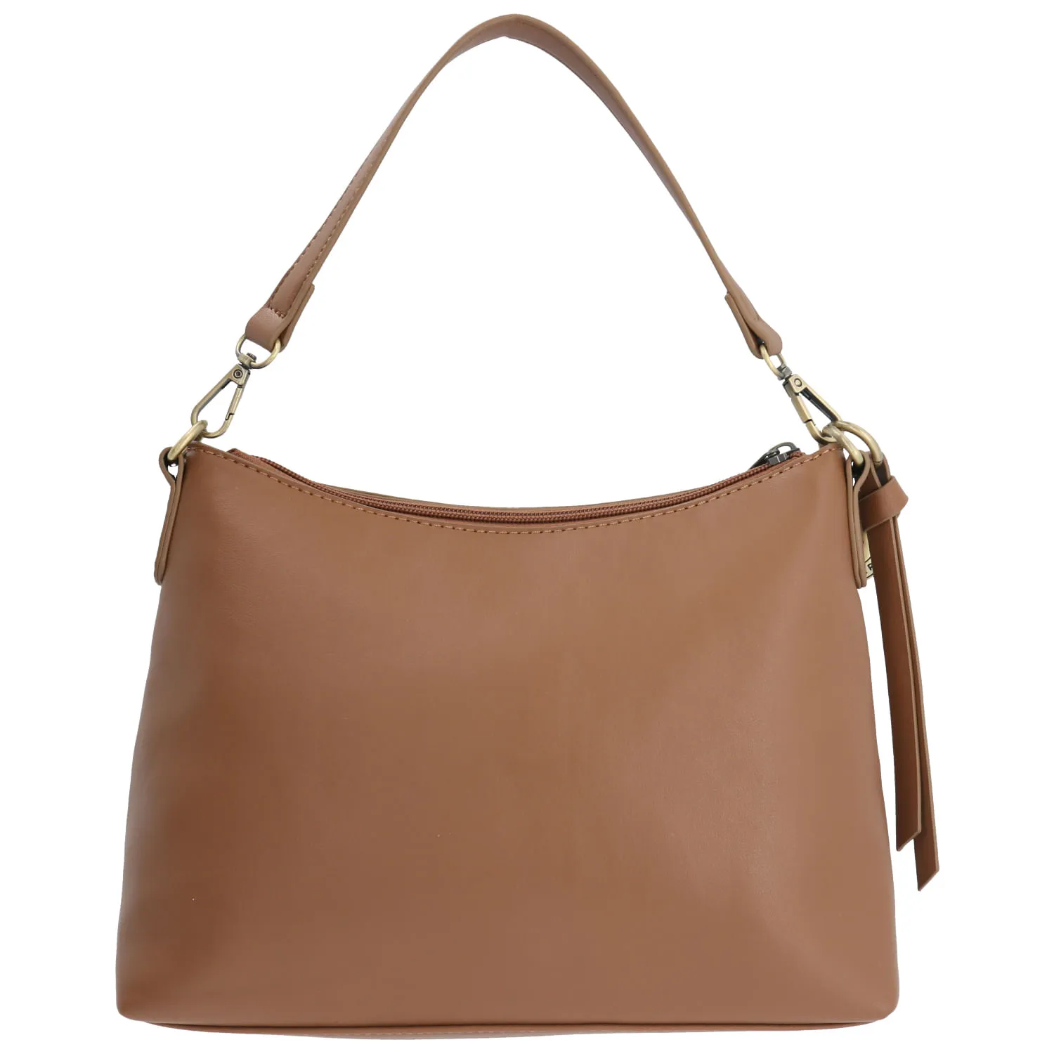 Cartera Ecocuero Mujer Muphel Hobo Café Hush Puppies