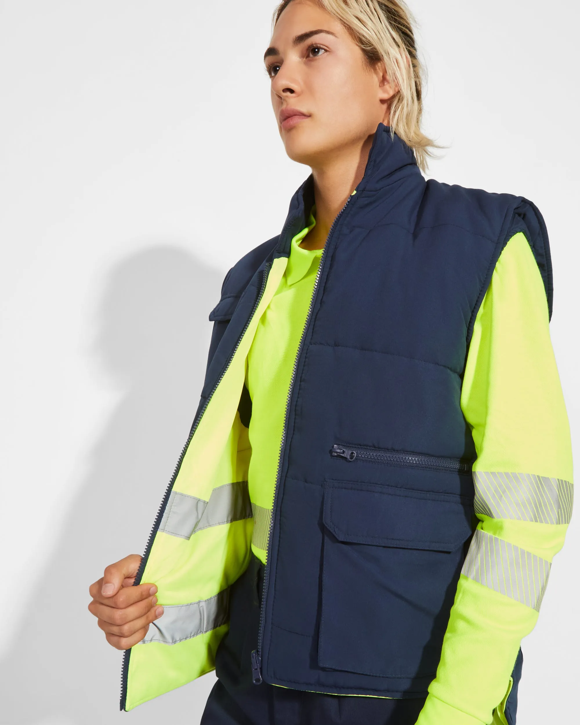 Chaleco alta visibilidad Roly Workwear reversible Persey