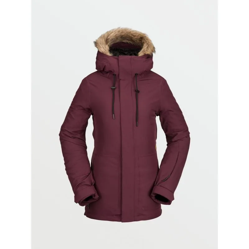 Chaqueta de esquí Volcom Shadow Ins (MERLOT) para mujer