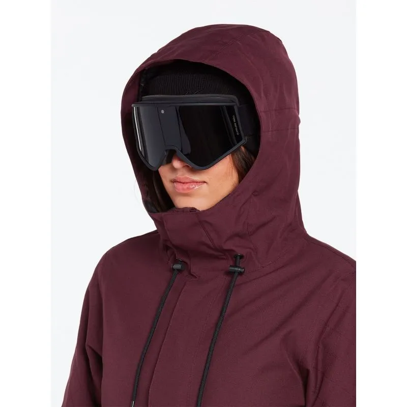 Chaqueta de esquí Volcom Shadow Ins (MERLOT) para mujer