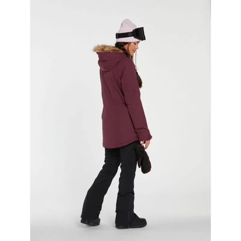 Chaqueta de esquí Volcom Shadow Ins (MERLOT) para mujer