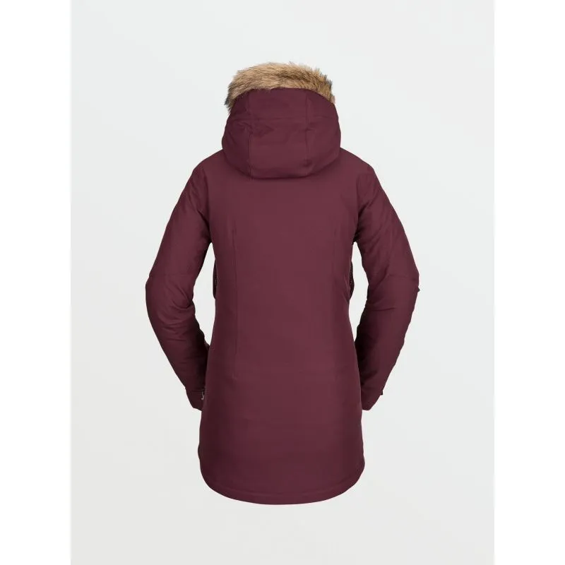 Chaqueta de esquí Volcom Shadow Ins (MERLOT) para mujer