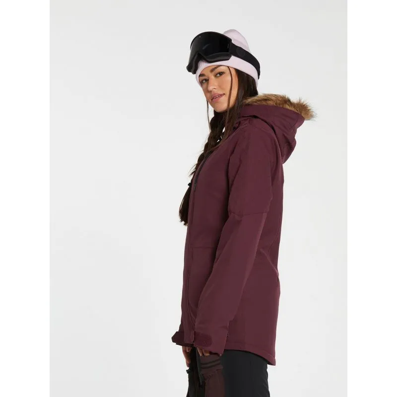 Chaqueta de esquí Volcom Shadow Ins (MERLOT) para mujer