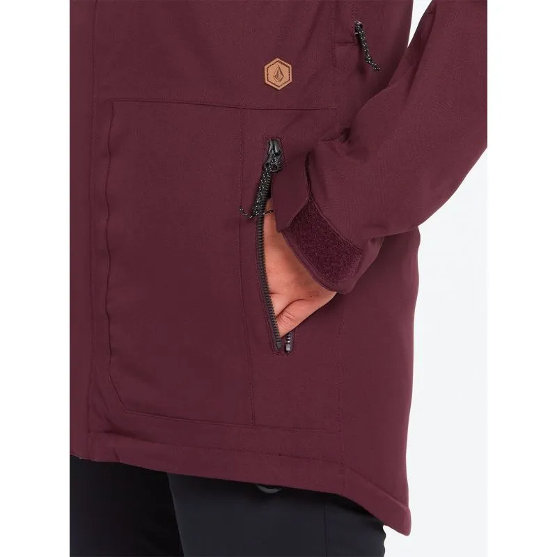 Chaqueta de esquí Volcom Shadow Ins (MERLOT) para mujer