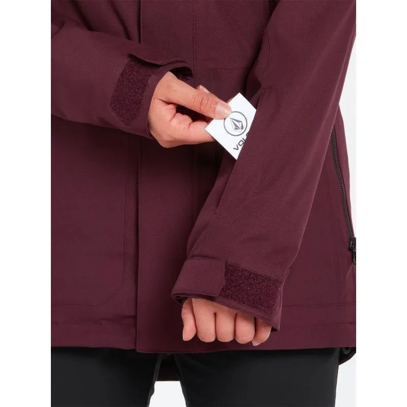 Chaqueta de esquí Volcom Shadow Ins (MERLOT) para mujer