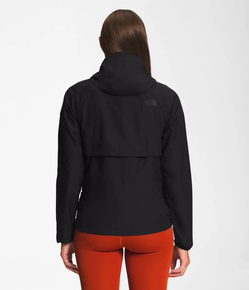 Chaqueta Flyweight Hoodie 2.0 Rompevientos Negra Mujer The North Face