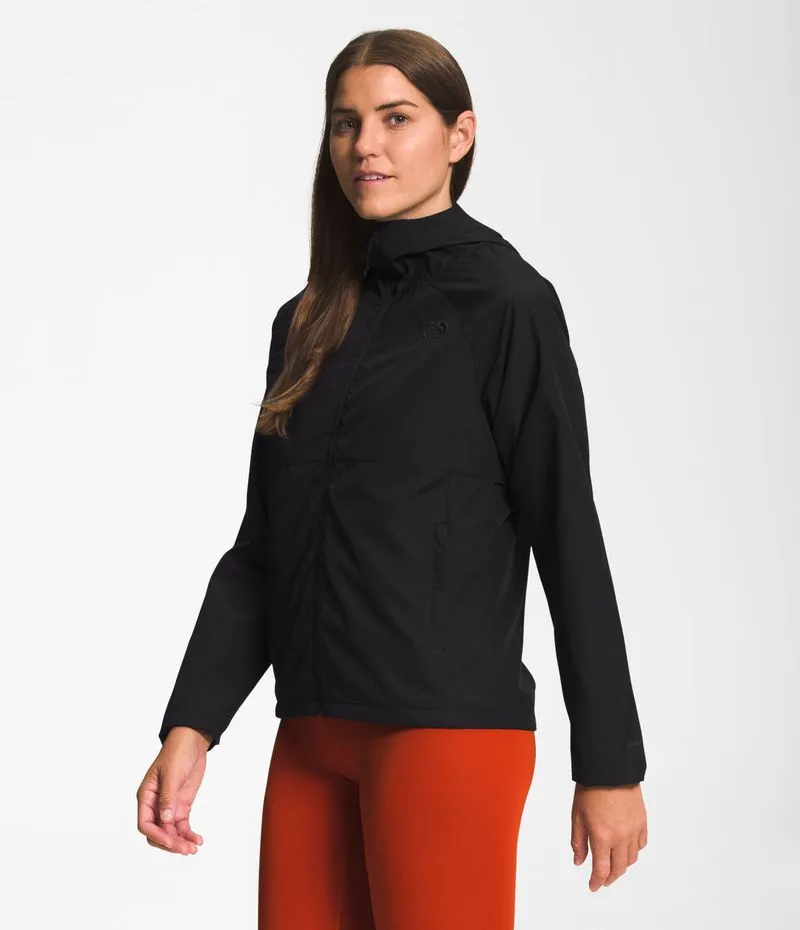 Chaqueta Flyweight Hoodie 2.0 Rompevientos Negra Mujer The North Face