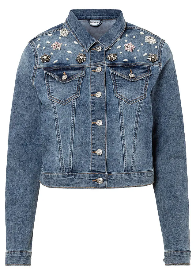 Chaqueta vaquera Denim desgastado