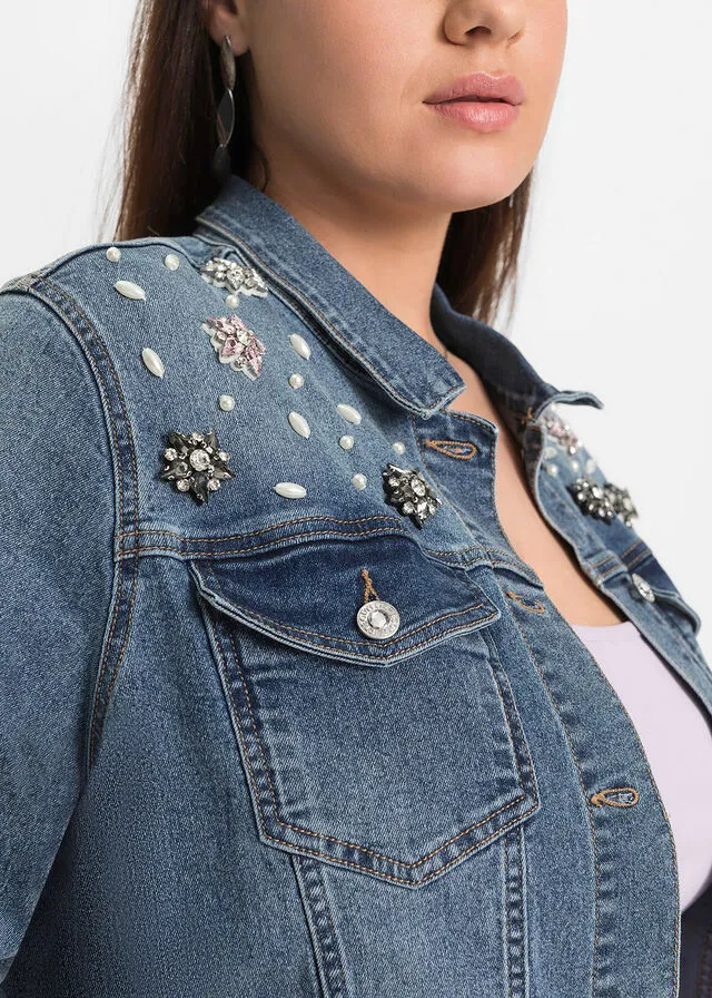 Chaqueta vaquera Denim desgastado