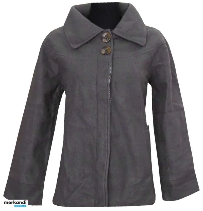 CHAQUETAS POLARES MUJER SUDADERAS LANAS ABRIGOS GRISES 40 - 48