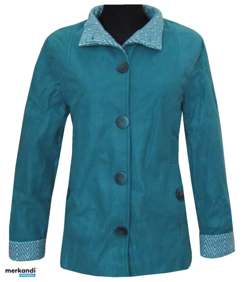 CHAQUETAS POLARES MUJER SUDADERAS TURQUESA 36 - 48