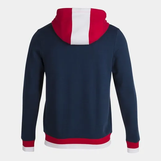 Confort Ii Zip-Up Hoodie Navy Red