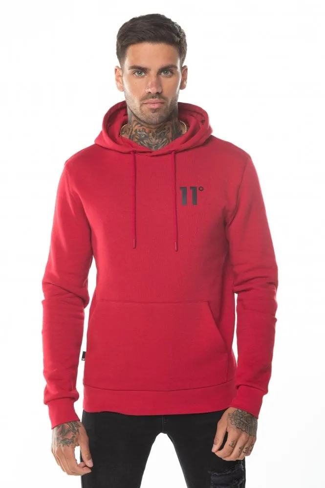 CORE PULLOVER HOODIE SKI PATROL RED