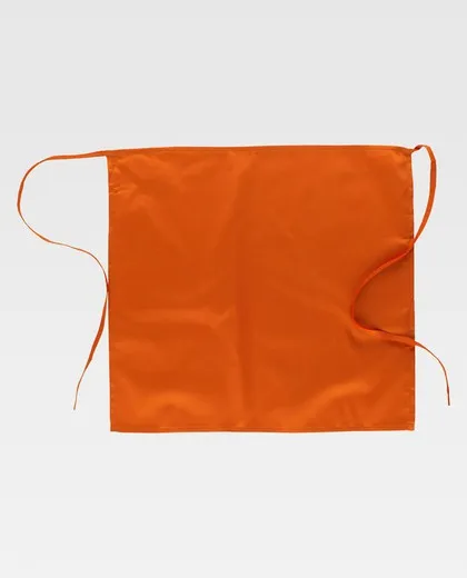 Delantal francés largo 65x70 sin bolsos Naranja