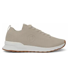 Deportivo con cordones beige