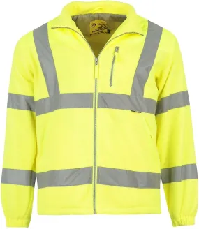 Dunlop Hi Vis Fleece Jacket Mens