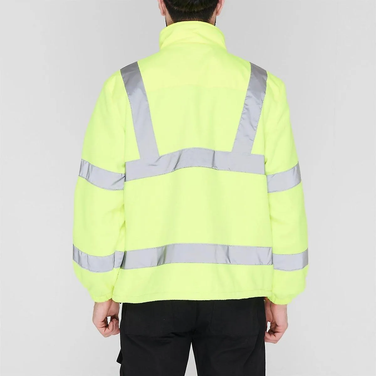 Dunlop Hi Vis Fleece Jacket Mens