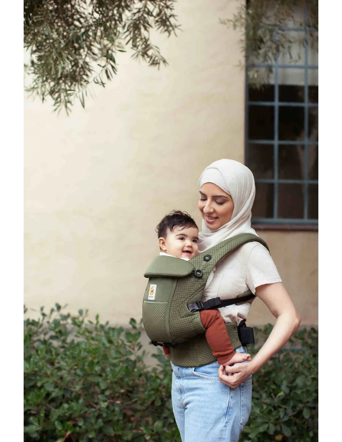 Ergobaby Mochila portabebé Ergobaby Adapt Soft Flex Mesh verde oliva