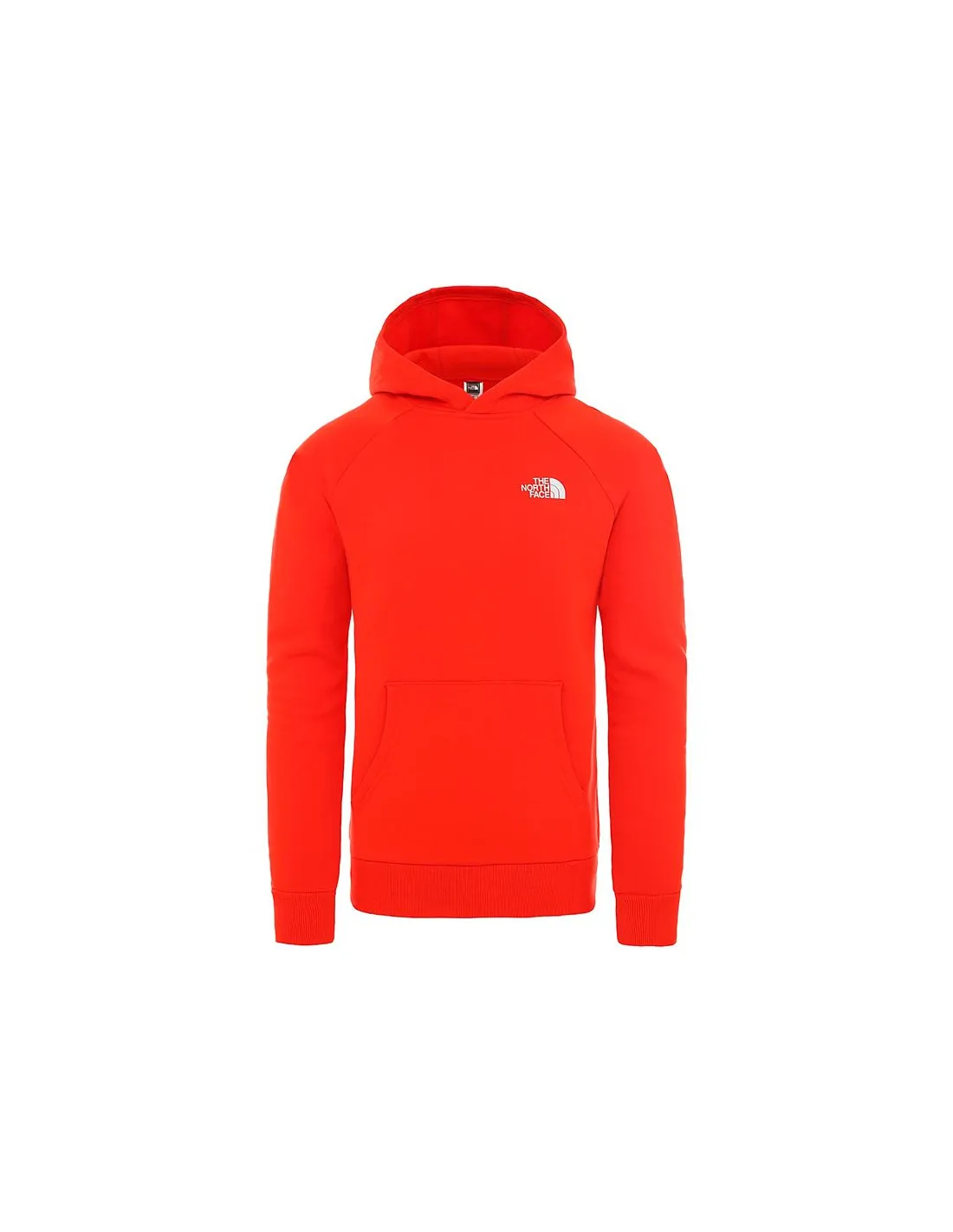 M RAGLAN REDBOX HOODIE - EU FIERY RED