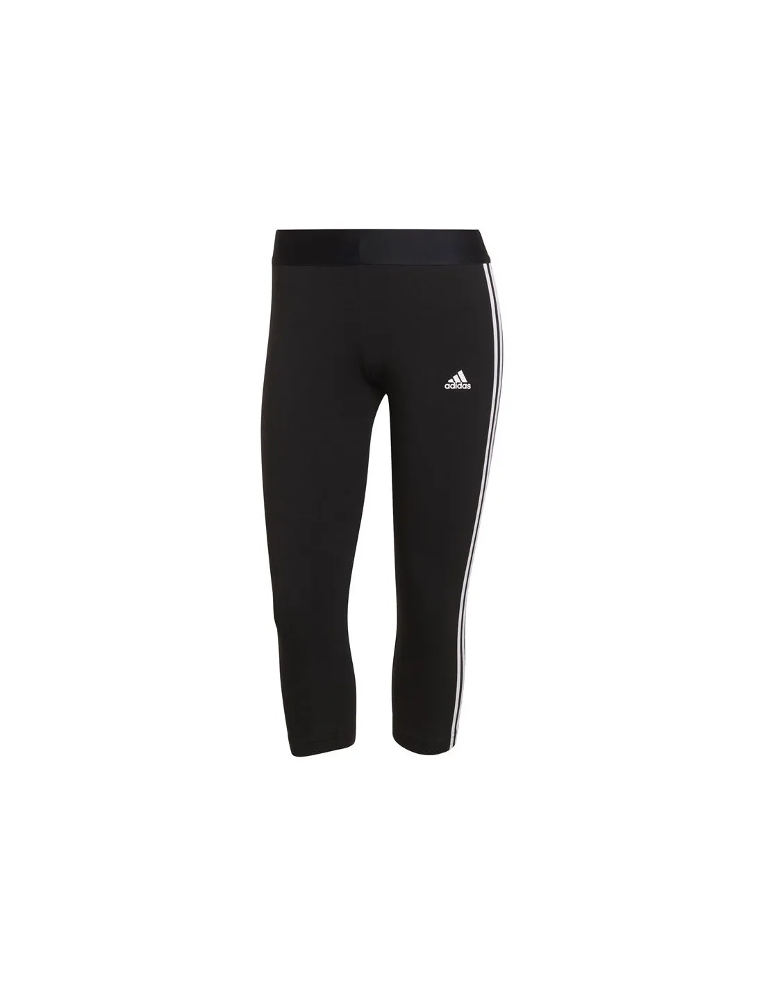 Mallas adidas 3 Bandas 3/4 W Black