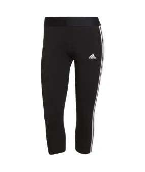 Mallas adidas 3 Bandas 3/4 W Black