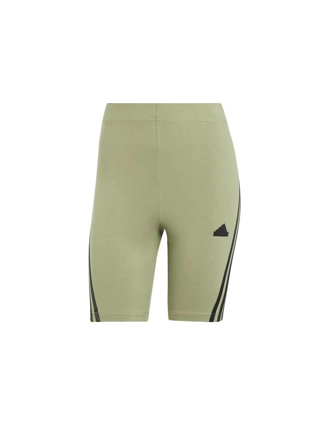 Mallas adidas Future Icons 3 Bandas Biker Short Mujer Verde